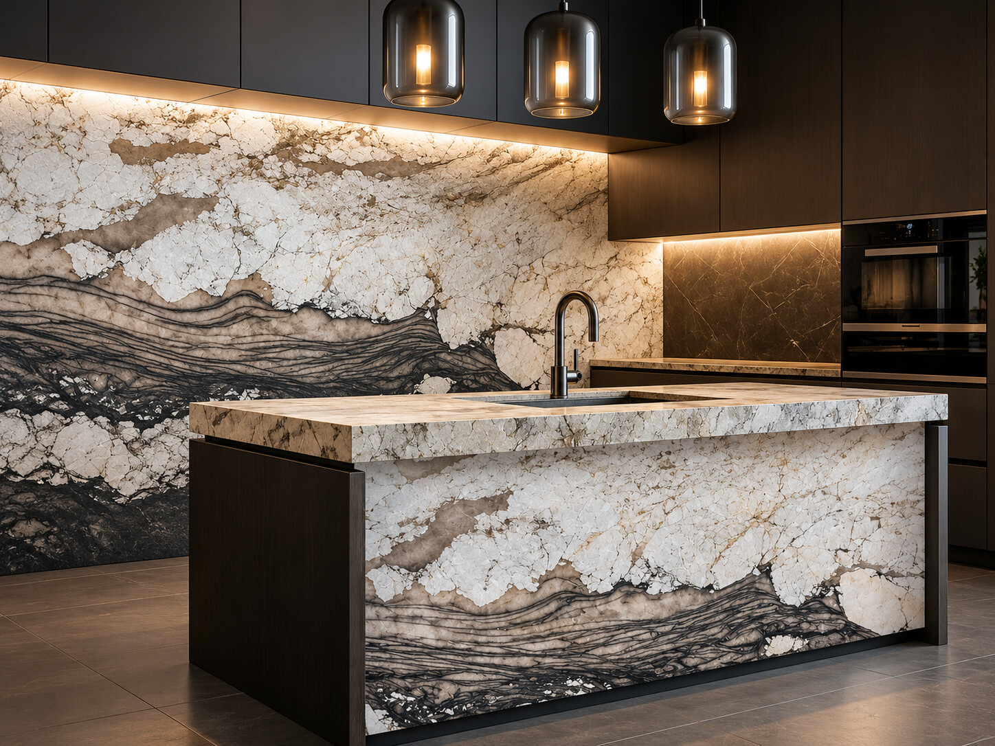 Natural stone in kitchens & countertops